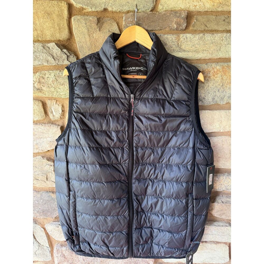 Hawke & Co Sport Black Puffer Vest Men’s Small